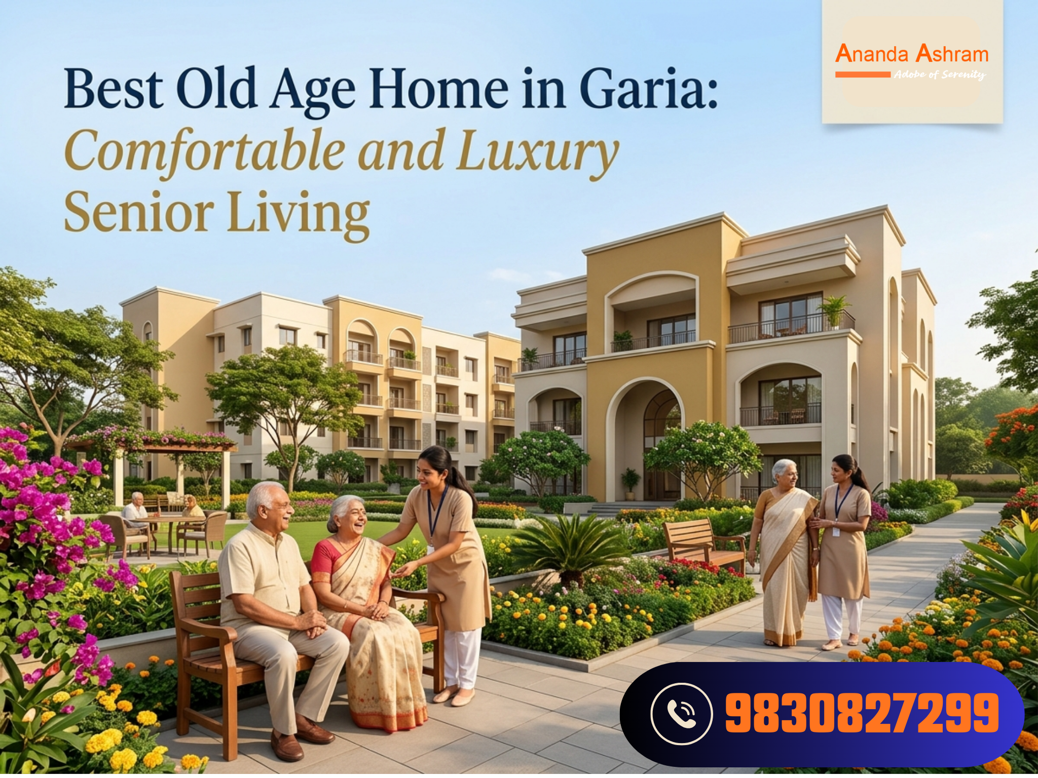 Old age home in Garia